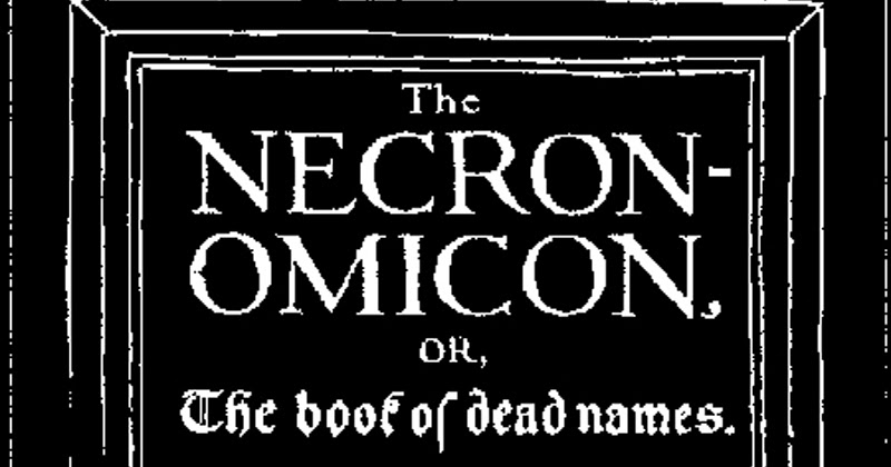 Necronomicon el libro de los nombres muertos pdf